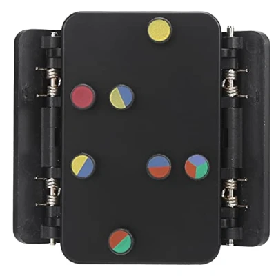 Abbildung von Hilfreicher Chord Buddy für Ukulele Liebhaber Anfänger Akkord Trainer Handform One Key unterstützte Lernwerkzeuge Übungsassistent Zubehör(Schwarz)