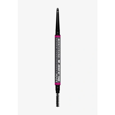 Abbildung von NYX Professional Makeup Blade &amp; Shade Nano Augenbrauenstift Grey 11 mit Spitze für definierte Linien, 0,1 g