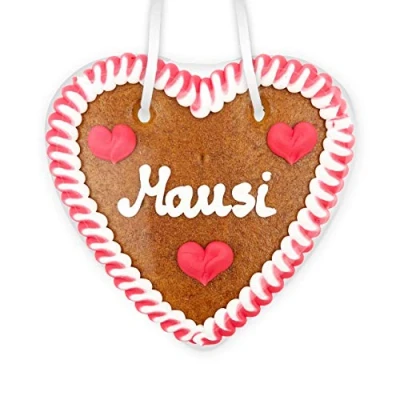 Abbildung von Lebkuchenherz 14cm Mausi