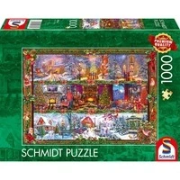 Abbildung von Schmidt Spiele Puzzle 1000 Teile Fröhliche Weihnachtszeit 59784, Puzzleteile