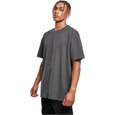 Abbildung von Build Your Brand Herren Heavy Oversize Tee T Shirt, Charcoal, M