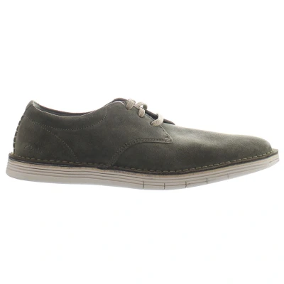 Abbildung von Clarks Forge Vibe Mens Casual Lace Up Shoes 44 EU Olive Suede