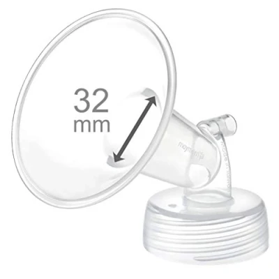 Abbildung von Maymom Weithals Pumpenteil für Spectra S1 S2 9 Plus Milchpumpe; inkl. breiter Öffnungsflansch (ein Flansch 32 mm Flansch); kein Original Baby USA Teile