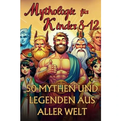 Abbildung von Eine Sammlung von 50 Mythen und Legenden aus Mythologien aller Welt: Illustrierte Mythologie Buch, Einführung in Kulturen, Folklore, Märchen, Volkserzählungen Legen für Kinder ab 8 Jahre