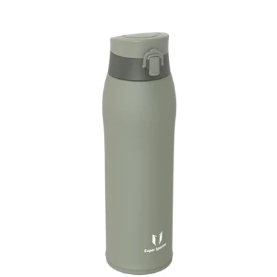 Abbildung von Super Sparrow Trinkflasche Edelstahl Thermobecher 950ml BPA Frei Thermosflasche, Auslaufsicher Kaffeebecher Thermo Enthält 2 Deckel Strohhalmdeckel und Sportdeckel