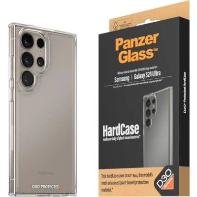 Abbildung von PanzerGlass™ Handyhülle Samsung Galaxy S24 Hardcase D3O® Bio Ultimativer Schutz, Stilvoll, Umweltbewusst