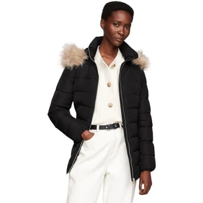 Abbildung von Tommy Hilfiger Heritage TYRA Jacket Daunenjacke, Damen, Größe: XS, Black