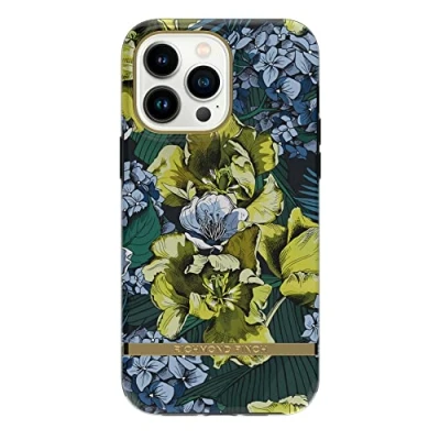 Abbildung von Richmond &amp; Finch Hülle Entworfen für iPhone 14 Pro Max Kompatibel mit kabellosem Laden Fallschutz der Militärklasse 6,7 Zoll Safrangold Design Schutzhülle erhöhten Rändern