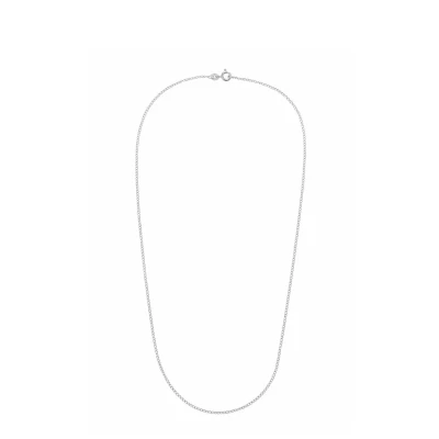 Abbildung von amor Collier Unisex Halskette, Größe: 38, Silber