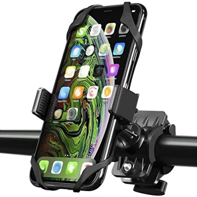 Abbildung von ISO TRADE Fahrrad Handyhalterung mit 360 Universal Motorrad Handy Halterung für 1,9 3,5 Zoll 14207