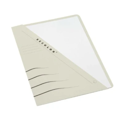 Abbildung von Jalema 3153307 Secolor Sichtmappe A4, Karton, C2C, für die Loseblatt Ablage, 10er Packung, grau