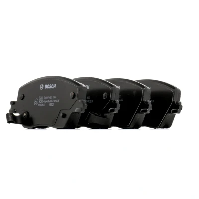 Abbildung von BOSCH 0 986 495 392 Bremsbelagsatz Low Metallic mit akustischer Verschleißwarnung Anti Quietsch Blech FIAT: Tipo Kombi, Limousine