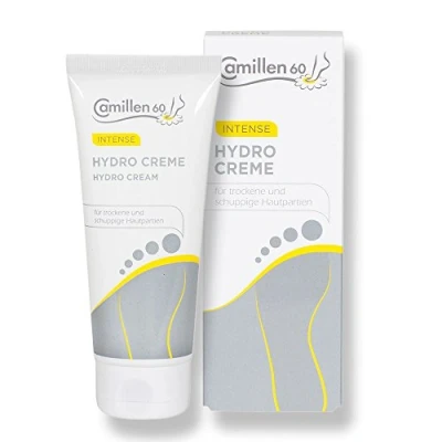 Abbildung von Hydro Creme Camillen 60, Fußcreme mit Urea 10%, Kamille für trockene Füsse, 100 ml