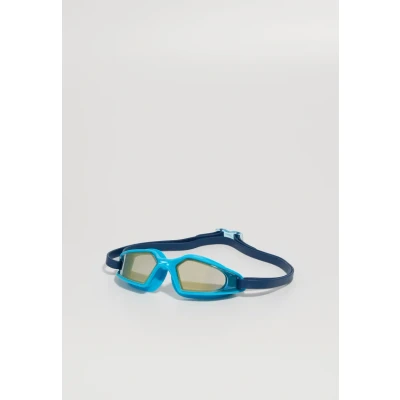 Abbildung von Speedo Junior Hydropulse Swimming Goggle Comfortable Fit Adjustable Design Anti Fog Leak, Navy/Blue Bay/Yellow Gold, One Size