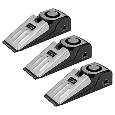 Abbildung von Türstopper Alarm Keil für Tür mit Rutschfestem Gummi und 120dB (3Packung)