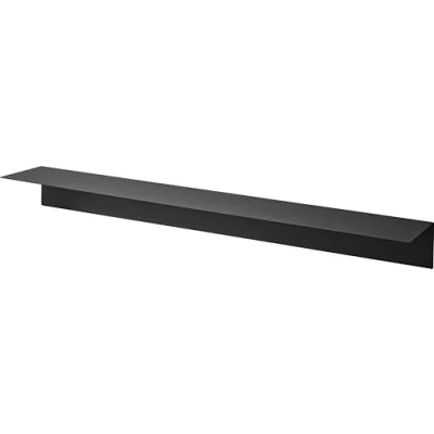 Abbildung von Yamazaki 1932 Tower Wandregal mit Magnetwand (90 cm), schwarz, Stahl/ABS Harz, minimalistisch, 90 x 15,7 9 cm