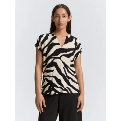 Abbildung von TOM Tailor EASY Shape Bluse, Damen, Größe: 40, Beige