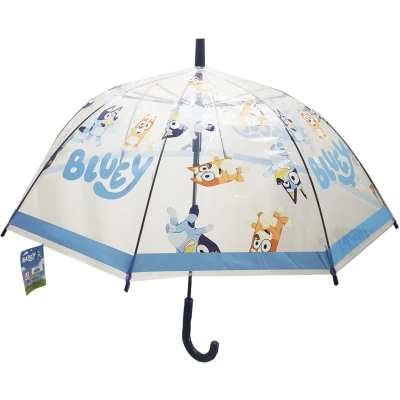 Abbildung von Bluey Regenschirm, Hellblau