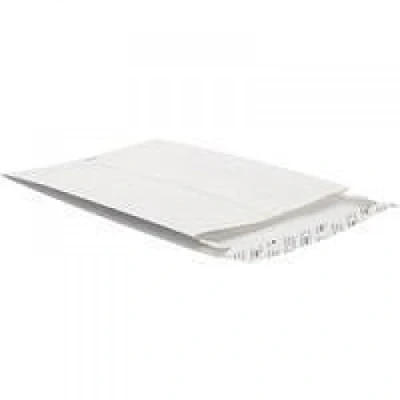 Abbildung von Tyvek Faltentasche mit Spitzboden C4 (324x229x20 mm) haftklebend weiß 55g 100 Stück