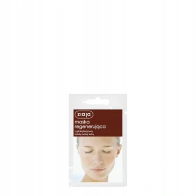 Abbildung von Gesichtsmaske Regenerativ mit Braunton 7ML von Ziaja // MASKA DO TWARZY REGENERUJ?CA Z GLINK? BR?ZOW?/SASZETKA 7 ML