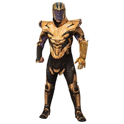 Abbildung von Rubie&#039;s Offizielles Luxuskostüm Thanos, Avengers Endgame, Kampfanzug, für Herren, Erwachsene, Größe XL Halloween