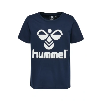 Abbildung von Hummel Hmltres SS Tshirt print für Kinder, Größe: 116, Black iris