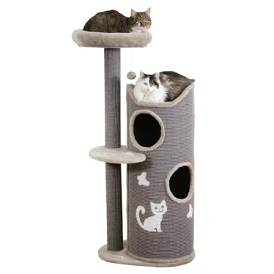 Abbildung von Kerbl Kratzbaum Tiana grau 70x56x130cm 81620