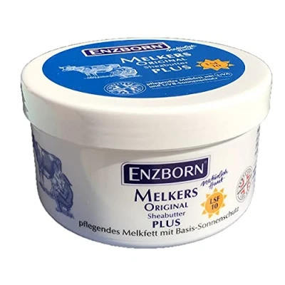 Abbildung von Enzborn Melkfett Sheabutter Plus Lichtschutzfaktor LSF 10 UVA/UVB