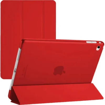 Abbildung von TechDealsUK Smart Case für iPad Mini 5 2019 4 2015 mit magnetischer Sleep Wake Funktion Modellnummer A1538 A1550 A2126 A2124, Rot