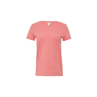 Abbildung von QS MIT Rundhalsausschnitt Tshirt basic, Damen, Größe: Large, Koralle