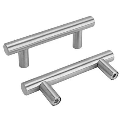 Abbildung von goldenwarm Türgriff Küche Möbelgriffe 64mm edelstahl Küchengriffe Schrank Schublade stangengriff LS201BSS64 Bohrlochabstand Kleiderschrank Zieht Griffe