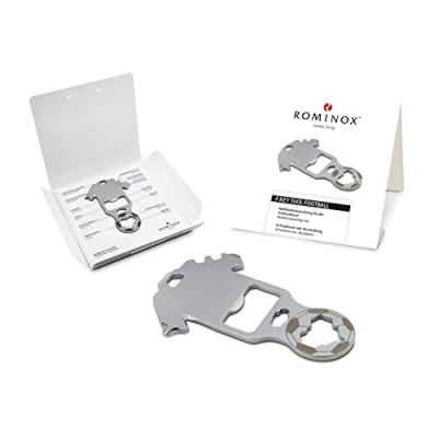 Abbildung von Geschenkartikel: ROMINOX Key Tool // Football 18 Funktionen, Keytool Schlüsselanhänger Fußball Fan, Multitool inkl. Funktionsbeschreibung, Multifunktionswerkzeug, EM, World Cup
