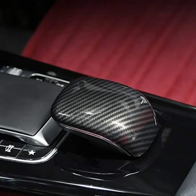 Abbildung von DIYUCAR ABS Central Control Armlehne Dekorative Abdeckung Trim für eine Klasse W177 2019 (Carbon Faser Style)