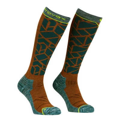 Abbildung von Ortovox Men Ski Tour Comp Long Socks Dark Pacific Größe 39/41