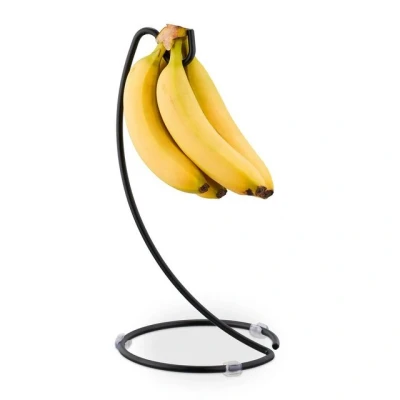 Abbildung von relaxdays Obstschale Schwarzer Bananenhalter, Eisen
