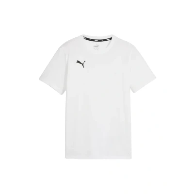 Abbildung von Puma GOAL TEE Tshirt basic für Kinder, Größe: 128, Weissschwarz