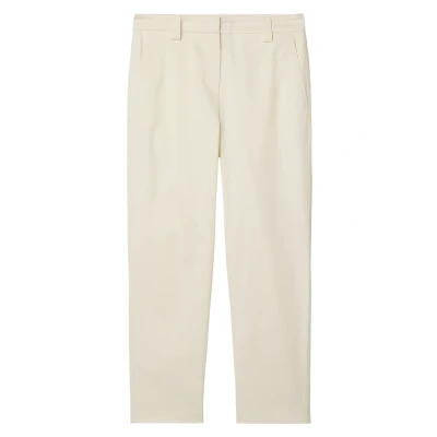 Abbildung von Marc O&#039;Polo Modern Style Tapered LEG HIGH RISE WELT Pocket Chino, Damen, Größe: 40, Chalky sand