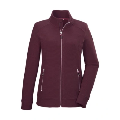 Abbildung von Killtec Fleecejacke KOS 100 WMN FLC JCKT Gestreifte Damen mit Zipper Taschen und Kinnschutz
