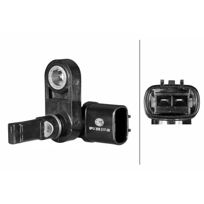 Abbildung von HELLA 6PU 358 217 381 ABS Sensor mit Dichtring Hallsensor 2 TOYOTA: FJ Cruiser, Land Cruiser Prado 120