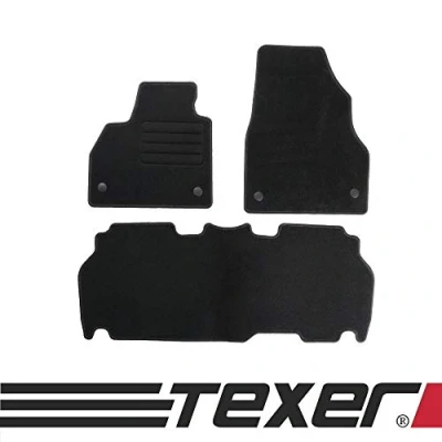 Abbildung von TEXER Textil Fußmatten Passend für Mercedes Benz Citan W415 Bj. 2012 Basic
