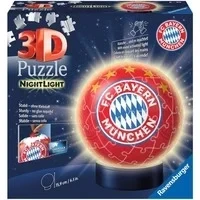 Abbildung von Ravensburger Puzzleball Nachtlicht FC Bayern München, 72 Puzzleteile, mit Leuchtsockel inkl. LEDs, FSC® schützt Wald weltweit