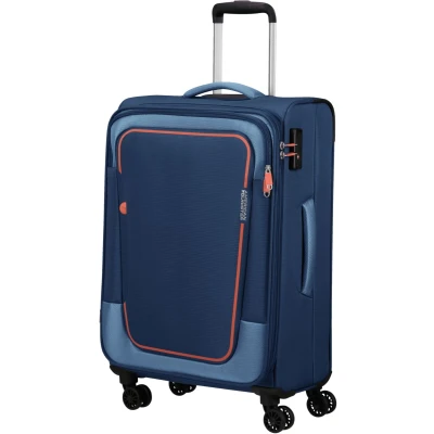 Abbildung von American Tourister Pulsonic Trolley 80/30 Erweiterbar Boardcase, Größe: Medium, Combat navy