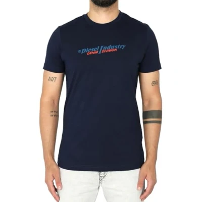 Abbildung von Diesel Herren Rundhals Slim Fit T Shirt Diegor New Industries, Größe:M
