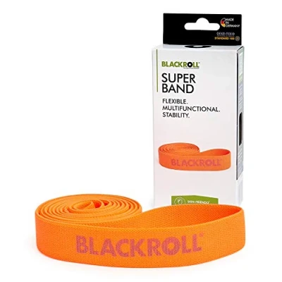 Abbildung von Blackroll Super Band Light Orange Widerstandsbänder für Kraft, Mobilität &amp; Reha, ideal Flexibilitätstraining und Verletzungsprävention