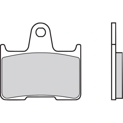 Abbildung von BREMBO Carbon Ceramic, Road 07KA2107 Bremsbelagsatz vorne und hinten