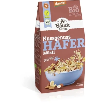 Abbildung von Bio Musli mit Hafer und Nüssen, 425 g, Bauckof