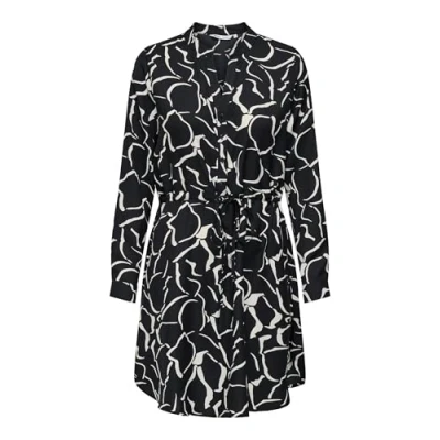 Abbildung von Only Damen Onlcory Life L/S V Neck Tunic WVN Noos Tunika Top Für Den Alltag Mit Volumenärmeln Und Stylischem Ausschnitt, Black, XXL
