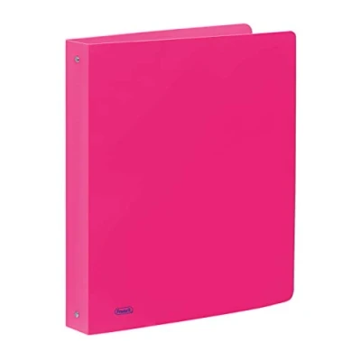 Abbildung von Favorit Ordner aus Polypropylen Neon, 22 x 30 cm, 4 runde Ringe, mm, Fuchsia Fluo