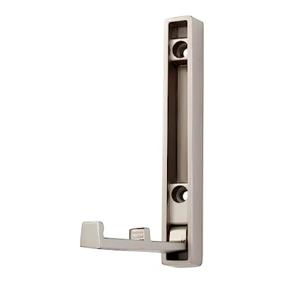 Abbildung von SO TECH® Klapphaken Garderobenhaken VALVOLE 12 x 1,6 cm, (1 St), Edelstahloptik inklusive Befestigungsschrauben