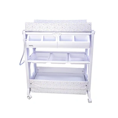 Abbildung von Star Ibaby Babify Baby Relax Badewanne mit Wickelunterlage, bunte Sterne